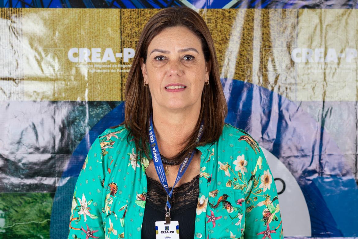 Coordenadora do Comitê Mulheres do Sul, eng. agr. Adriana Baumel (Crea-PR)