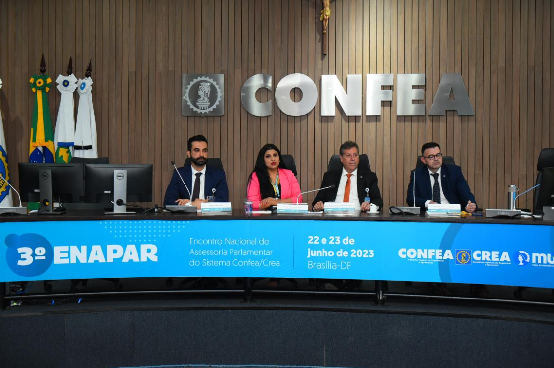 Integrantes da Apar: Walter Bittar, Denise Castro, José Maria e Ranieri